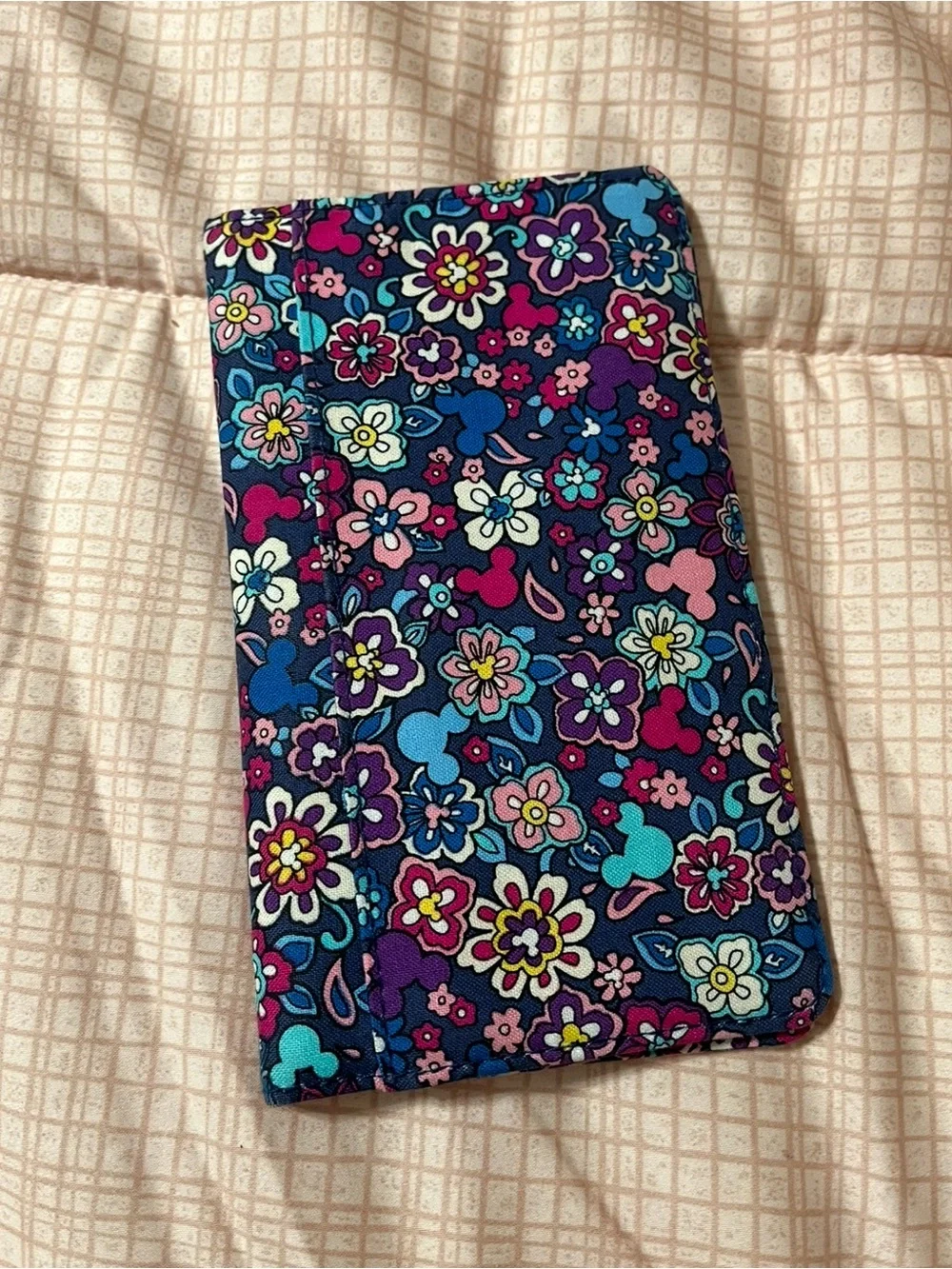 Vera Bradley Floral Wallet in Navy, Purple, Pink, Blue, Teal - Picture 1 of 3